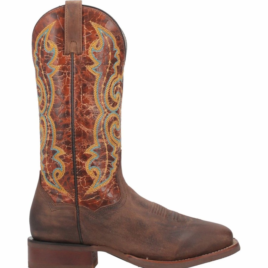 Cowboy * | Dan Post Boot Co 'Dan Post' Men'S 13 Bullhead Western Square Toe Rust