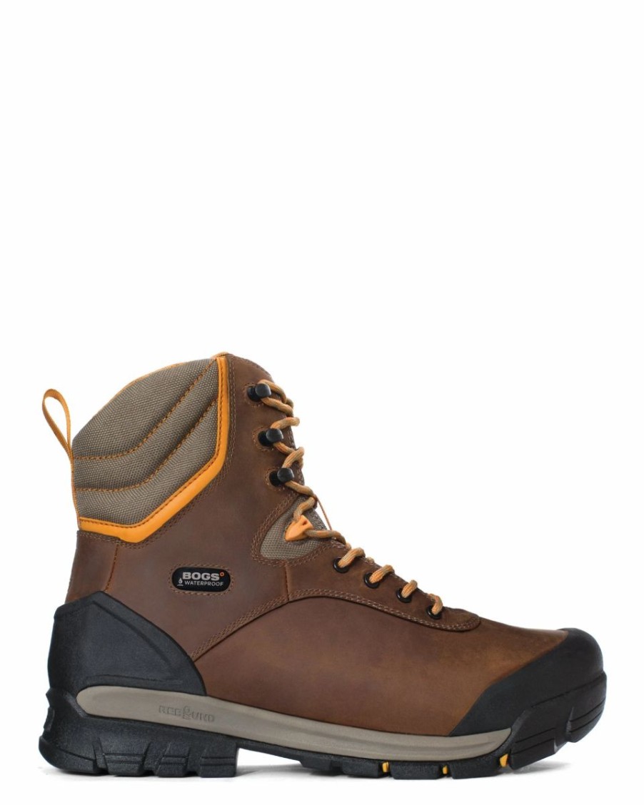 Work * | Bogs' Men'S 8 Bedrock Insulated Brown / Black