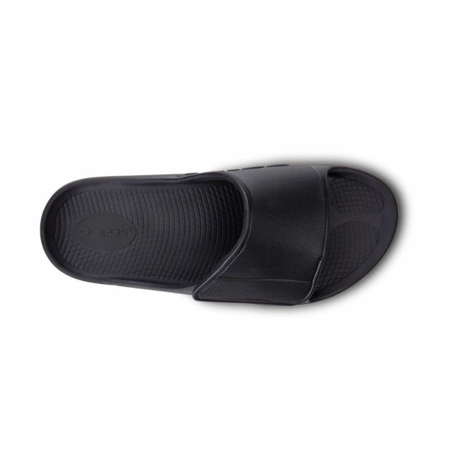 Casual & Dress * | Oofos' Unisex Ooahh Sport Flex Sandal Black Matte