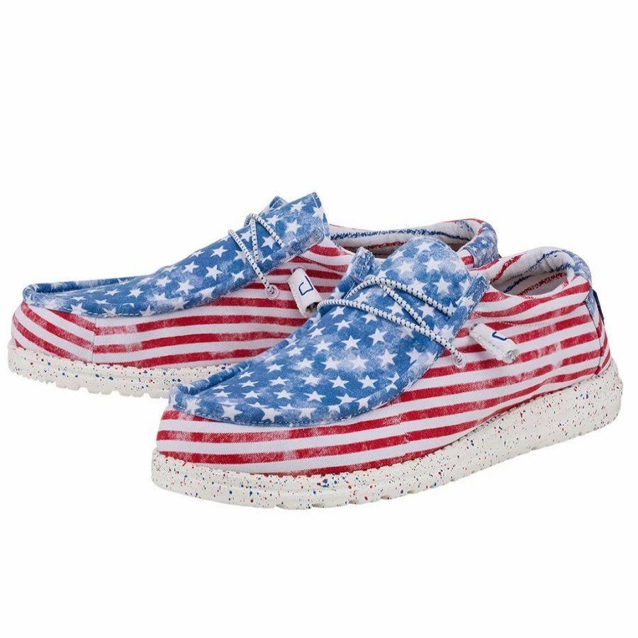 Casual & Dress * | Hey Dude' Men'S Wally Stars 'N Stripes