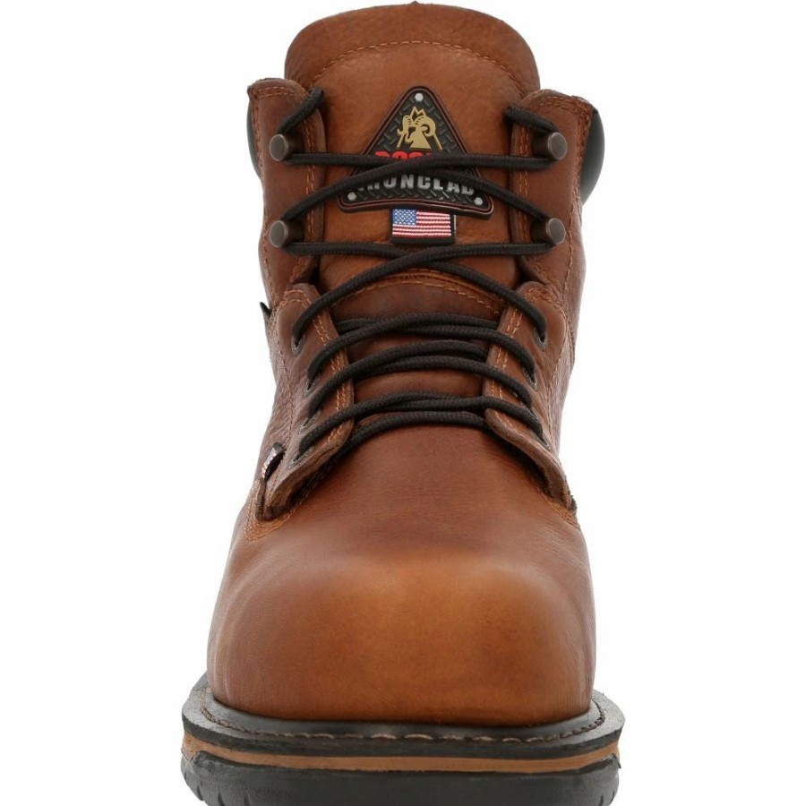 Work * | Rocky' Men'S 6 Ironclad Metguard Eh Wp Steel Toe Brown