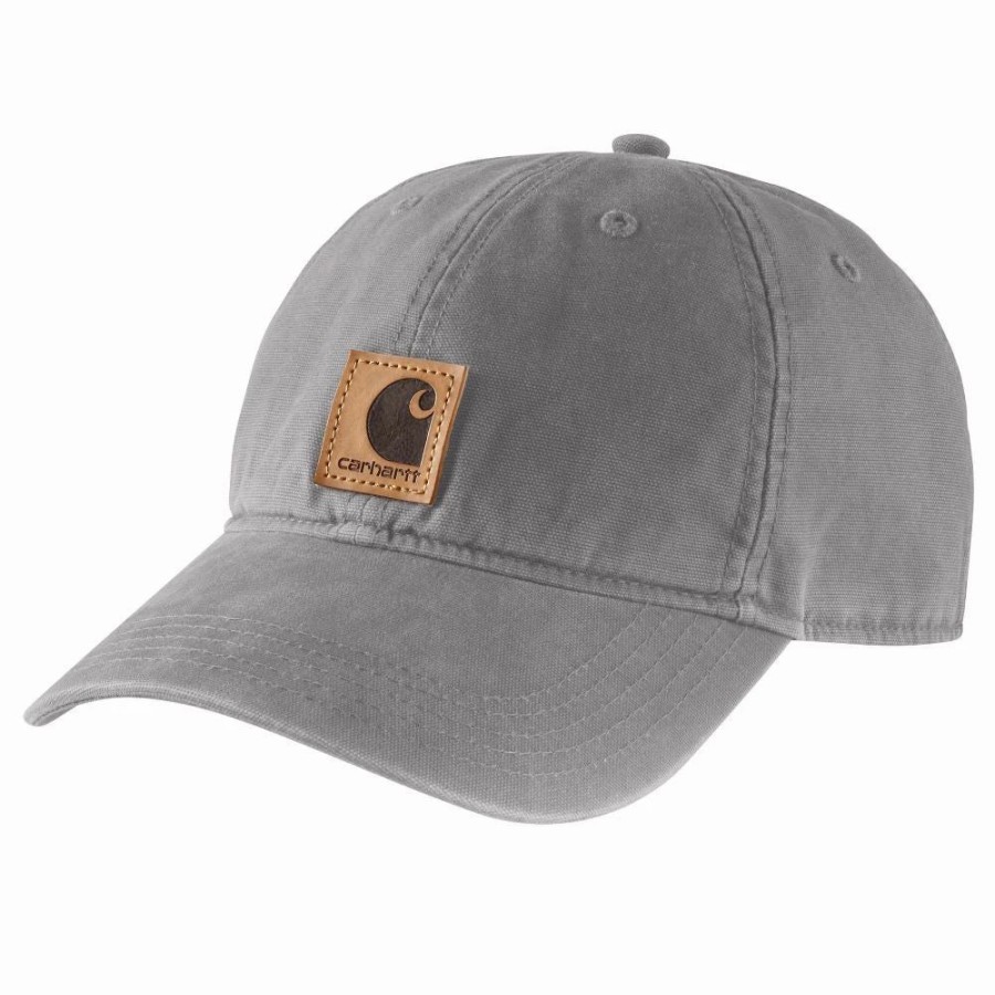 Accessories * | Carhartt' Men'S Adjustable Canvas Cap Asphalt