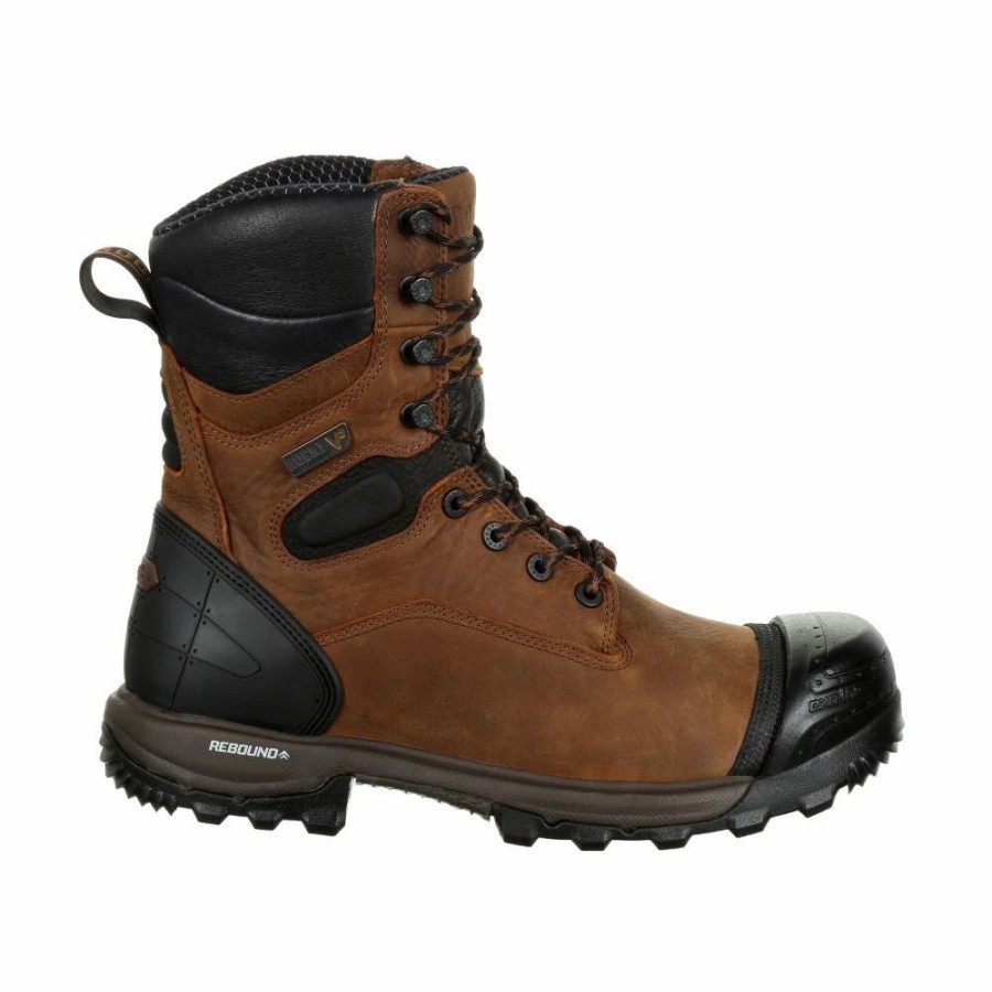 Work * | Rocky' Men'S 8 Xo Toe Eh Wp Comp Toe Brown