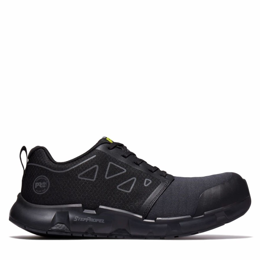 Work * | Timberland Pro' Men'S Powertrain Sprint Eh Alloy Toe Black