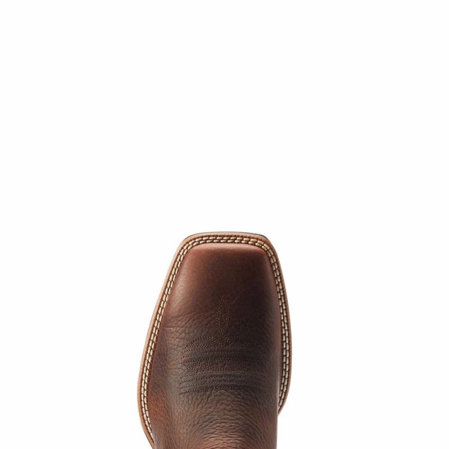 Cowboy * | Ariat' Men'S 11 Rowder Venttek 360 Western Square Toe Rust / Forest Green