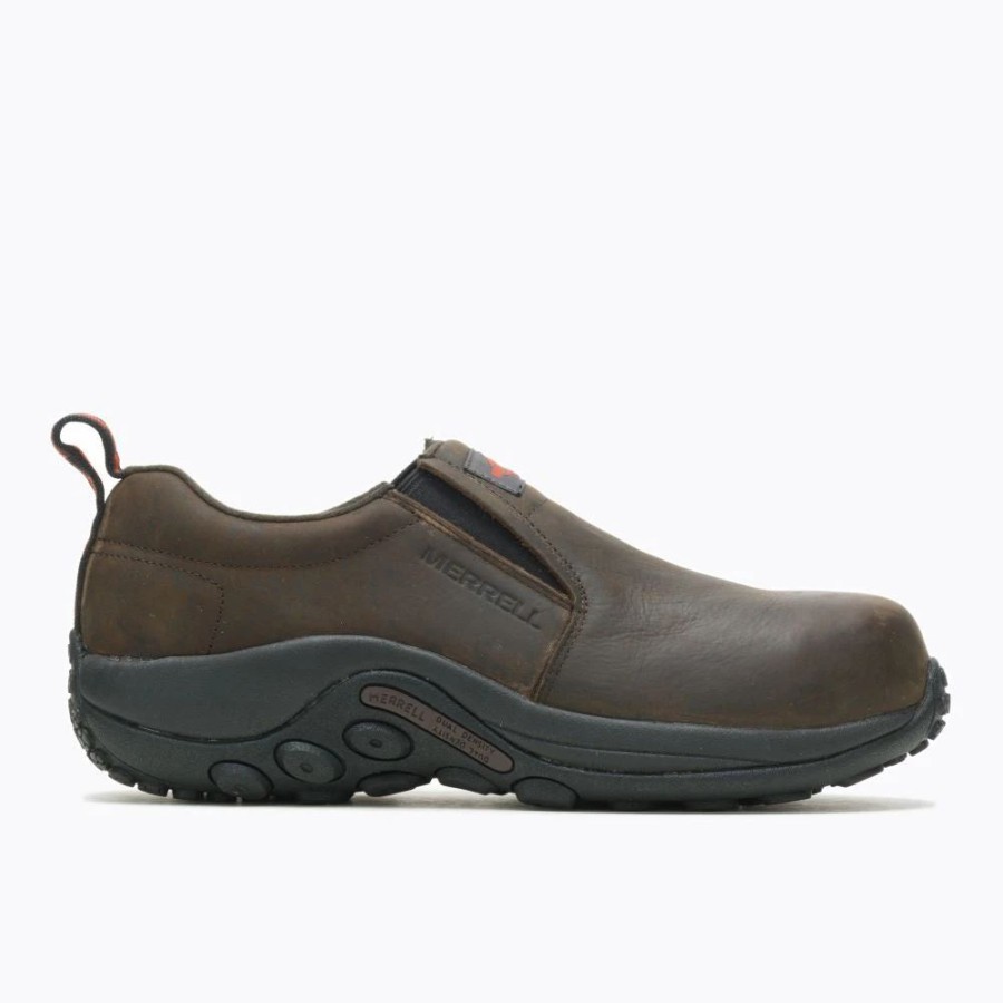 Work * | Merrell' Men'S Jungle Moc Leather Eh Comp Toe Espresso (Wide)