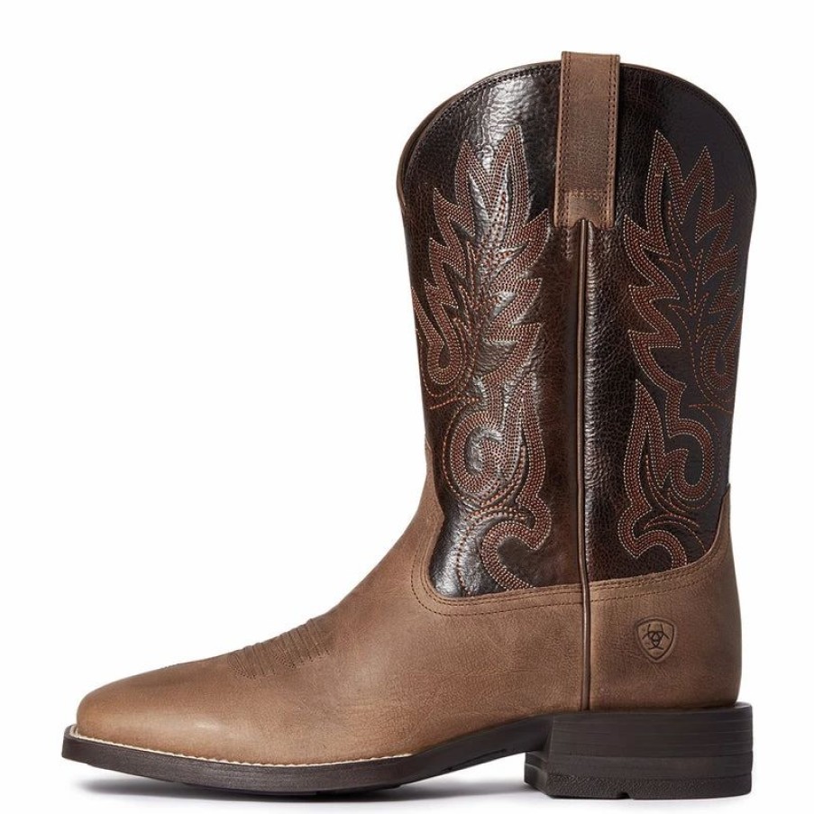 Cowboy * | Ariat' Men'S Layton Square Toe Brown