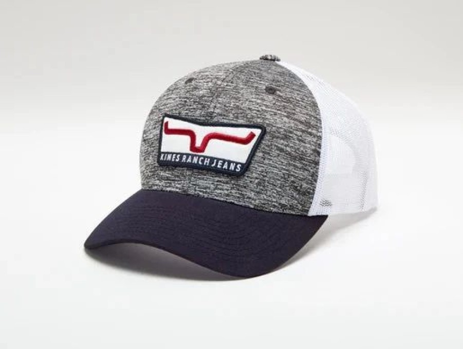 Accessories * | Kimes Ranch' Men'S Extra Crunchy Trucker Cap Grey Heather