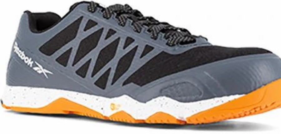 Work * | Reebok' Men'S Speed Tr Esd Comp Toe Grey / Orange