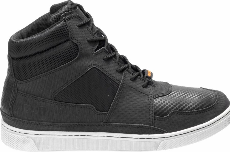 Athletic * | Harley Davidson' Men'S 6 Eagleson Wp Riding Sneaker Black