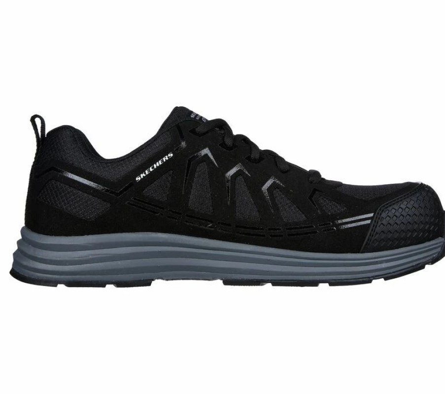 Work * | Skechers' Men'S Malad Ii Eh Comp Toe Black