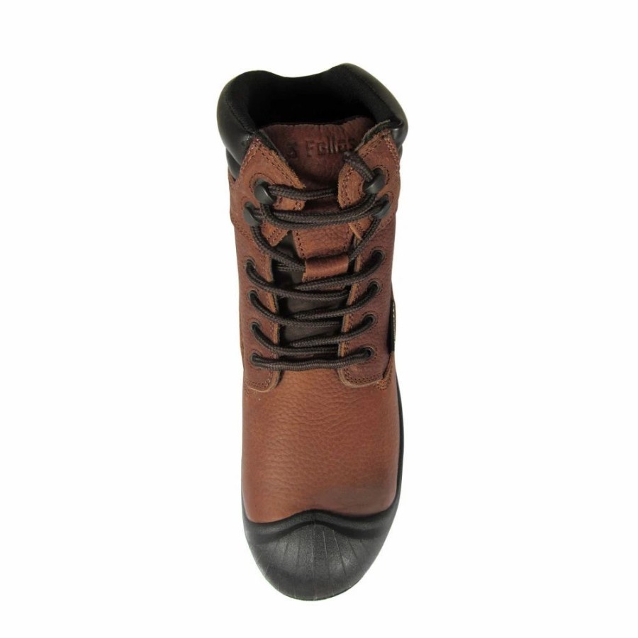 Work * | Genuine Grip' Men'S 6 Vulcan Eh Pr Wp Comp Toe Brown