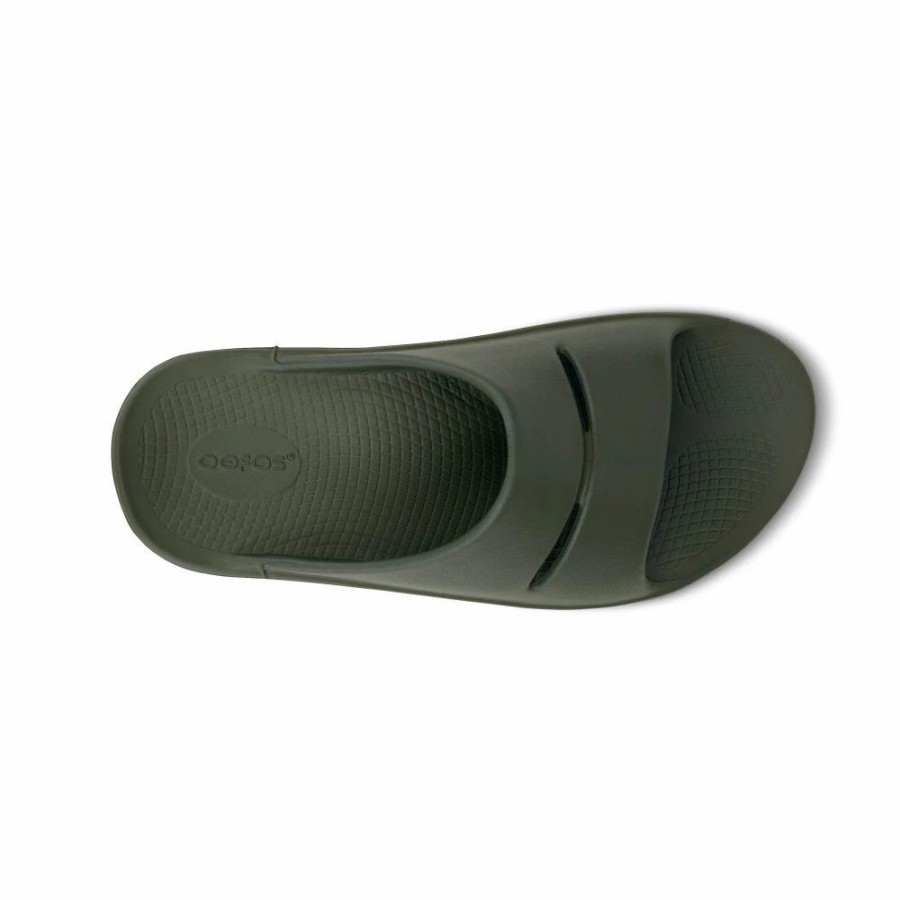 Casual & Dress * | Oofos' Unisex Ooahh Slide Sandal Forest Green