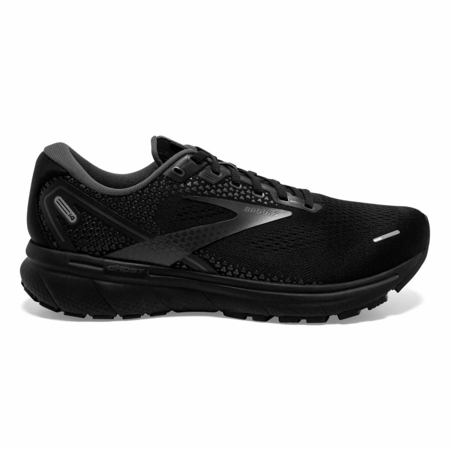 Athletic * | Brooks' Men'S Ghost 14 Black / Ebony