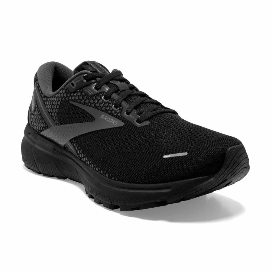 Athletic * | Brooks' Men'S Ghost 14 Black / Ebony