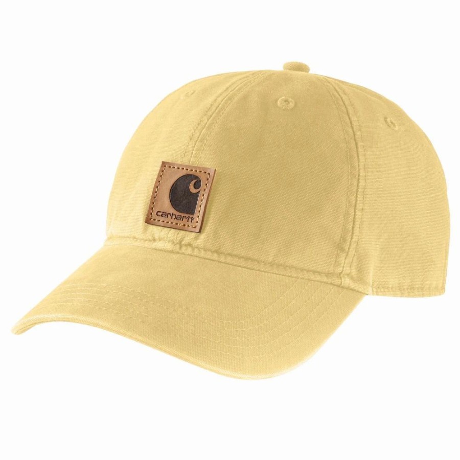 Accessories * | Carhartt' Men'S Adjustable Canvas Cap Pale Sun