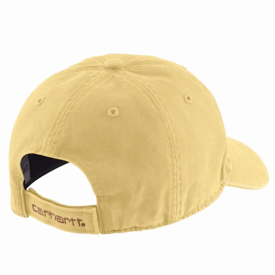 Accessories * | Carhartt' Men'S Adjustable Canvas Cap Pale Sun