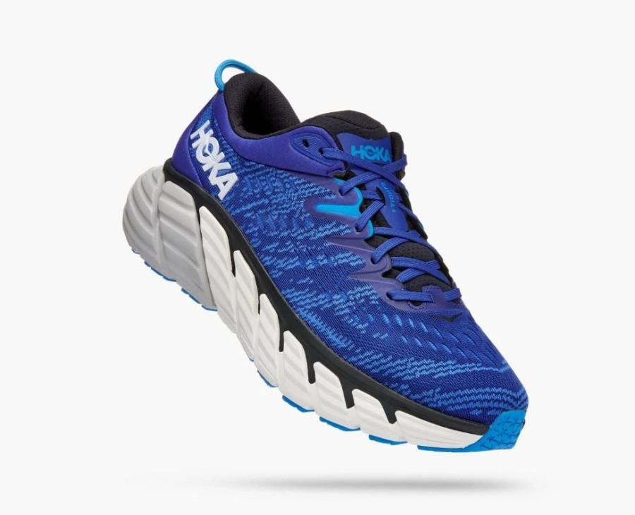 Athletic * | Hoka' Men'S Gaviota 4 Bluing / Blue Graphite (Wide)