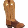 Cowboy * | Boulet' Men'S 13 Buckaroo Western Round Toe Cognac / Butterscotch