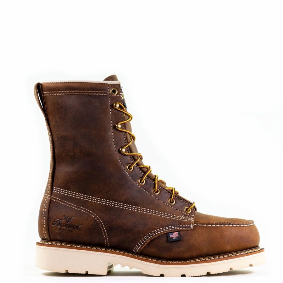 Work * | Thorogood' Men'S 8 American Heritage Eh Steel Toe Trail Crazyhorse