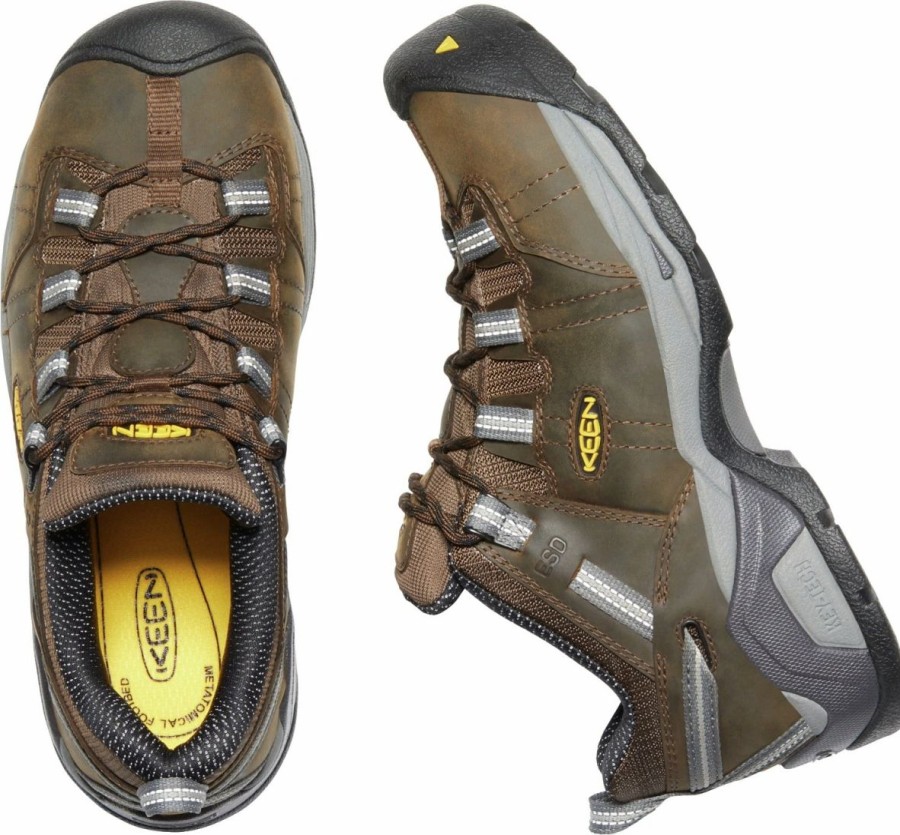 Work * | Keen Utility 'Keen' Men'S Detroit Xt Esd Steel Toe Cascade Brown / Gargoyle