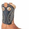 Cowboy * | Roper' Men'S 11 Conceal Carry Western Square Toe Tan / Blue