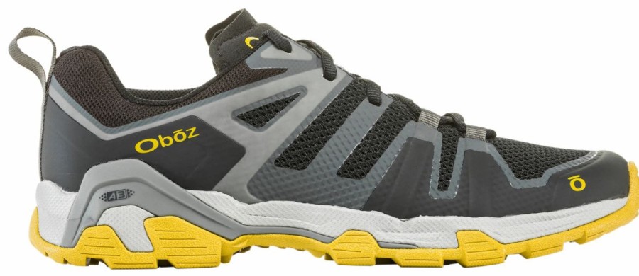 Athletic * | Oboz Footwear 'Oboz' Men'S Arete Low Hiker Shadow / Sulfur