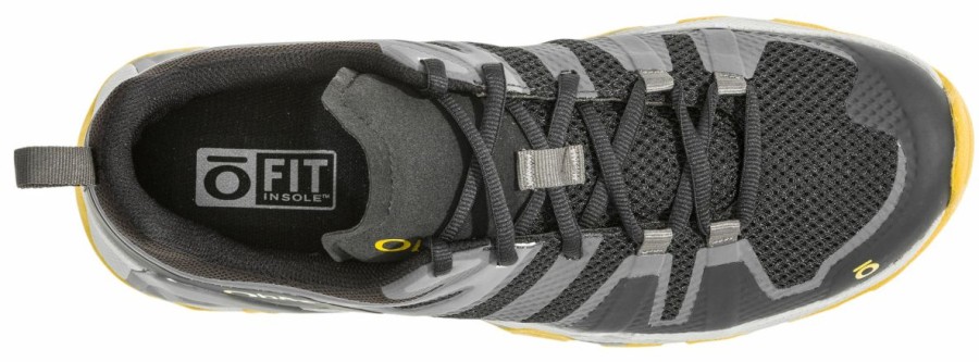 Athletic * | Oboz Footwear 'Oboz' Men'S Arete Low Hiker Shadow / Sulfur