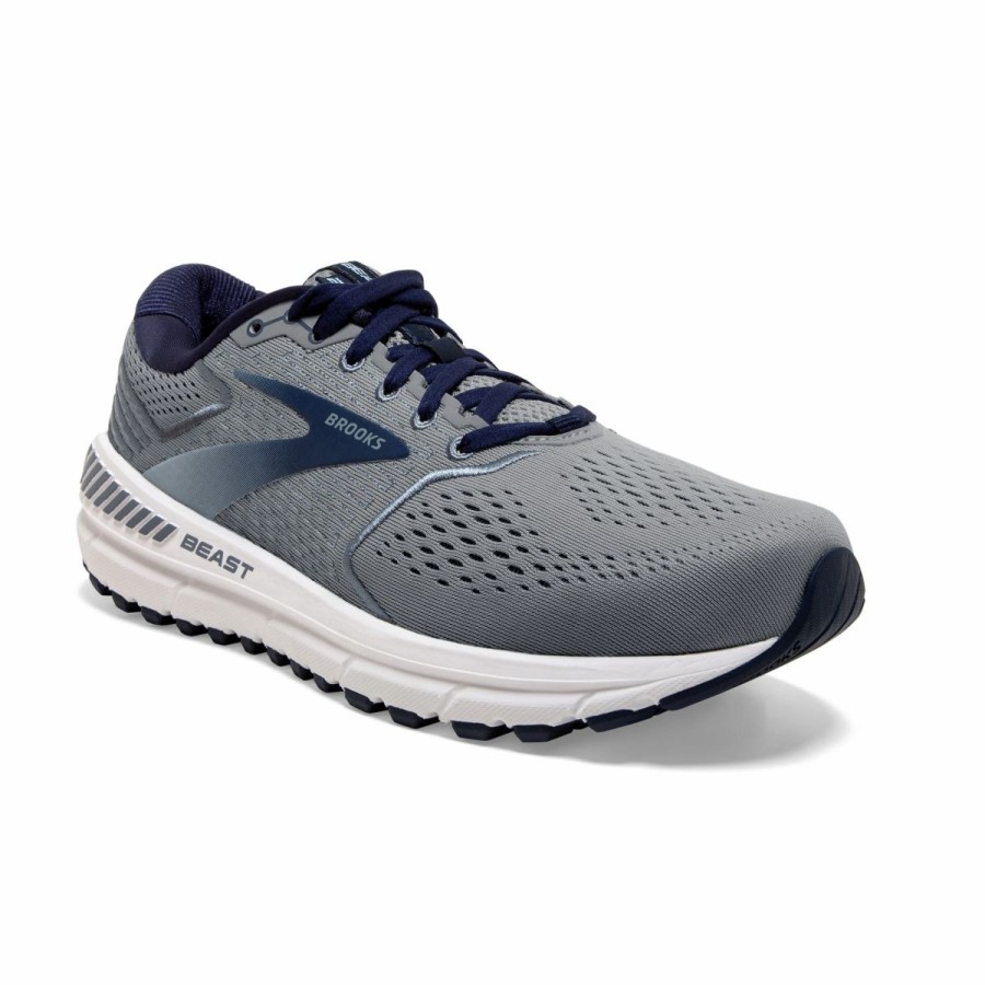 Athletic * | Brooks' Men'S Beast 20 Blue / Grey / Peacoat