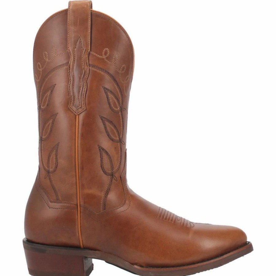 Cowboy * | Dan Post Boot Co 'Dan Post' Men'S 12 Woodrow Western Round Toe Tan