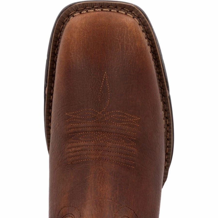 Work * | Rocky' Men'S Long Range Western Wp Soft Toe Brown