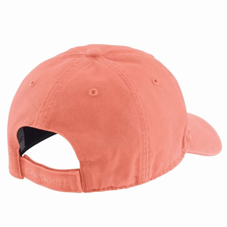 Accessories * | Carhartt' Men'S Adjustable Canvas Cap Hibiscus