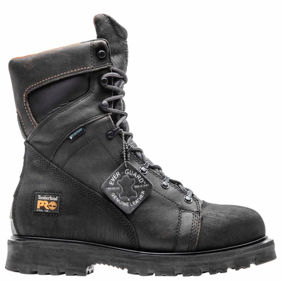 Work * | Timberland Pro' Men'S 8 Rigmaster Wp Steel Toe Dark Brown / Black