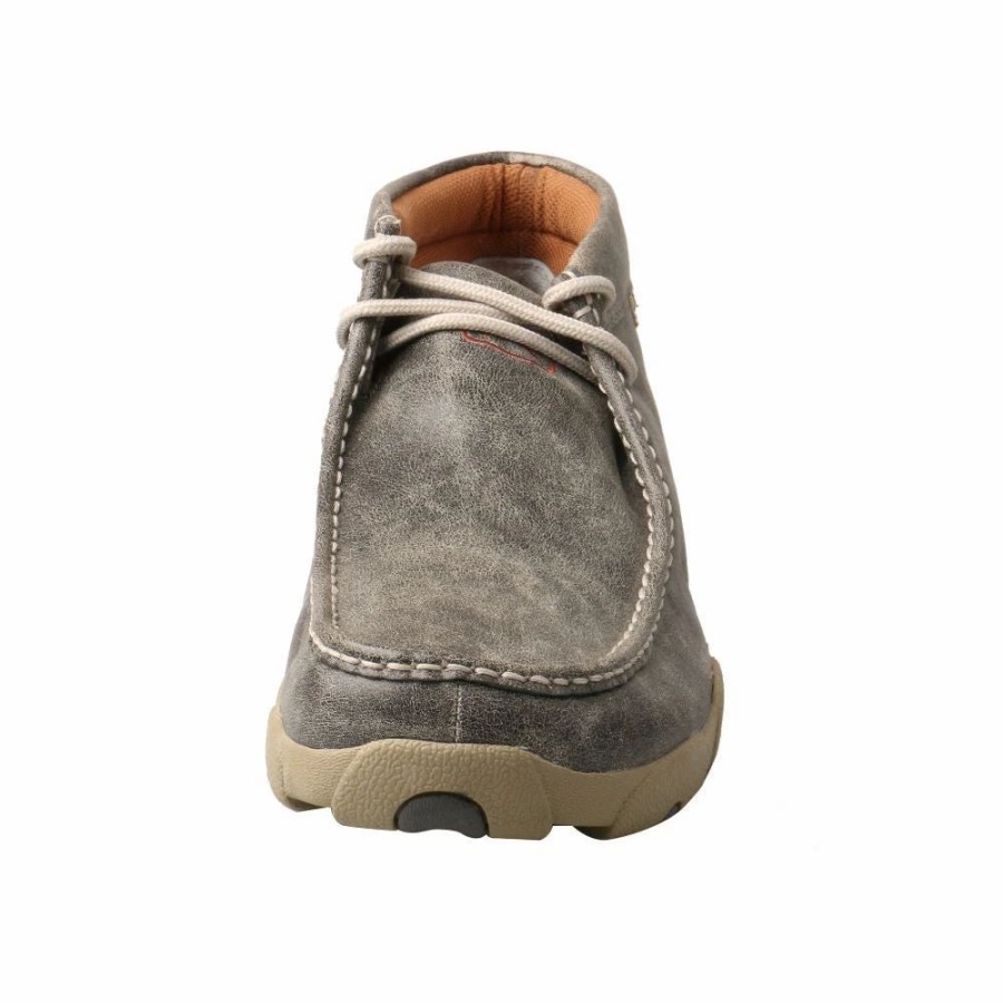 Casual & Dress * | Twisted X Boots 'Twisted X' Men'S Chukka Driving Moc Grey Black / Blue Hawaii