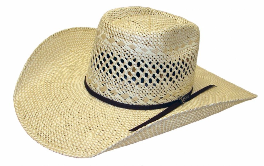 Accessories * | M&F Western Products, Inc 'Twister' Twisted Weave Western Hat Ivory / Tan