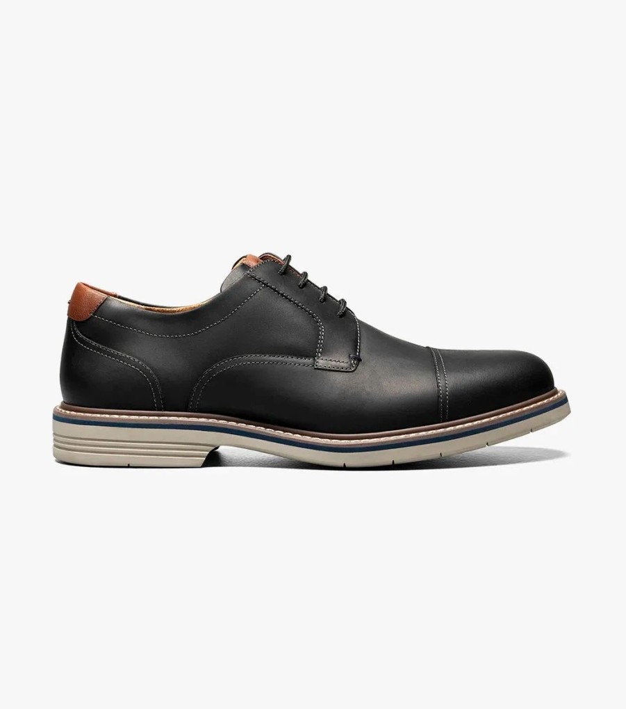 Casual & Dress * | Florsheim' Men'S Norwalk Cap Toe Oxford Black