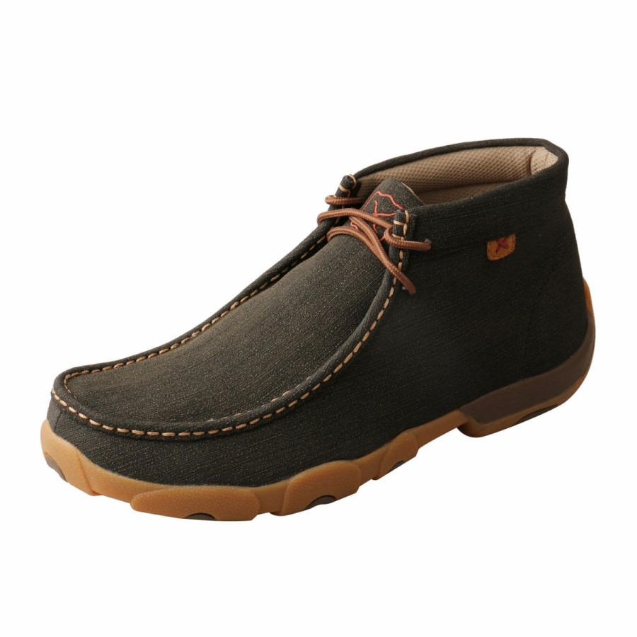 Casual & Dress * | Twisted X Boots 'Twisted X' Men'S Chukka Driving Moc Brown