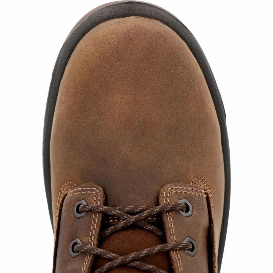 Work * | Georgia Boot' Men'S 6 Over Time Eh Wp Soft Toe Brown