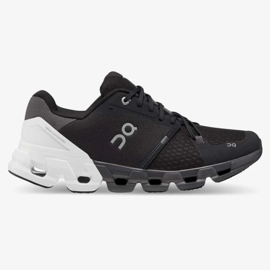 Athletic * | On Running' Men'S Cloudflyer 4 Black / White (Wide)