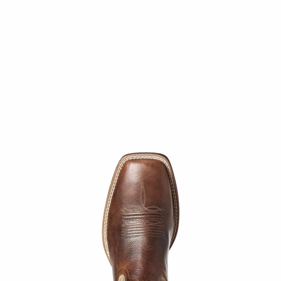 Cowboy * | Ariat' Men'S 11 Qualifier Western Square Toe Wicker