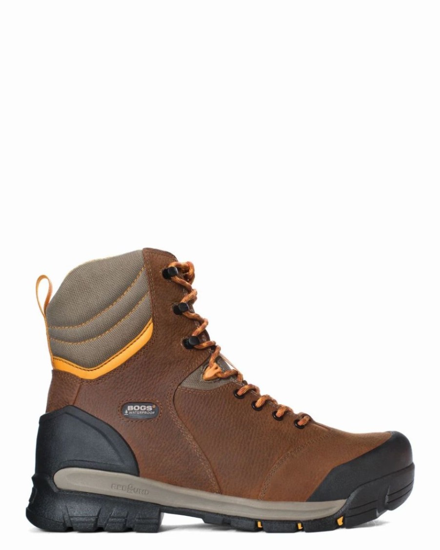 Work * | Bogs' Men'S 8 Bedrock Eh Wp Comp Toe Brown