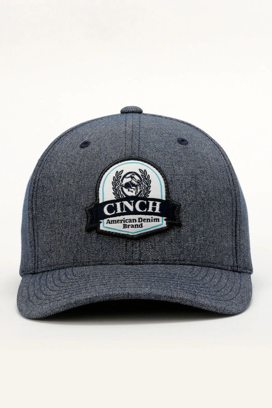 Accessories * | Cinch' Men'S Flexfit Baseball Cap Navy