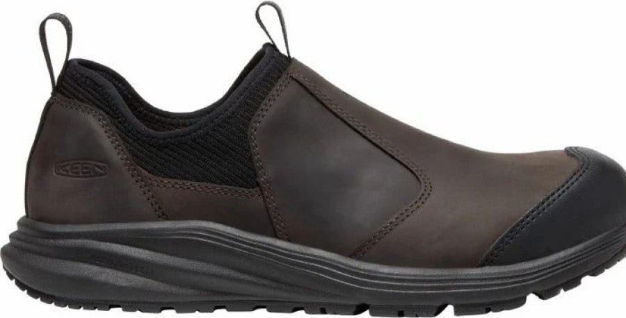 Work * | Keen Utility' Men'S Vista Energy+Shift Esd Slip On Comp Toe Coffee Bean / Black