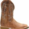 Work * | Double H' Men'S 11 Aberdeen Eh Sr Western Work Brown