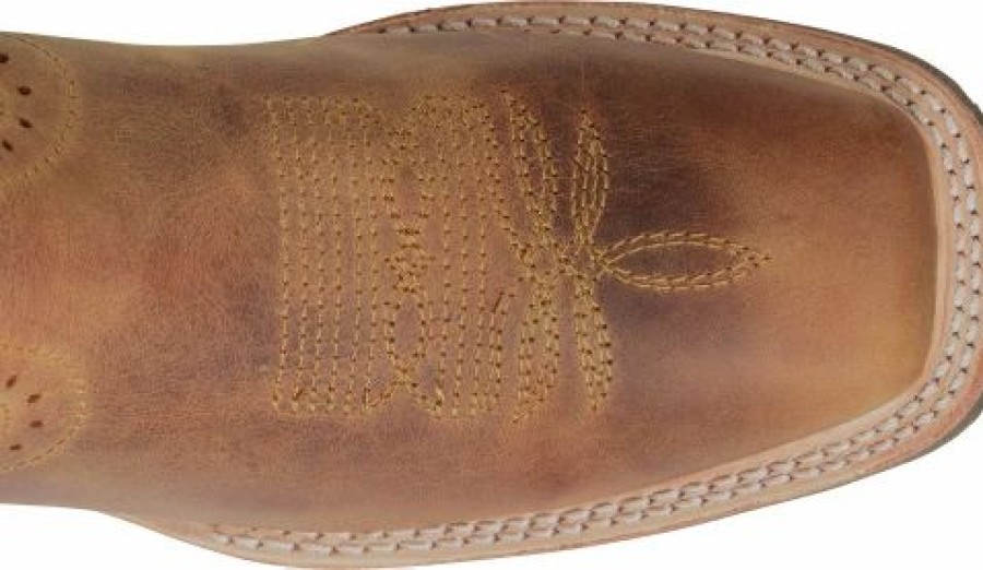 Work * | Double H' Men'S 11 Aberdeen Eh Sr Western Work Brown