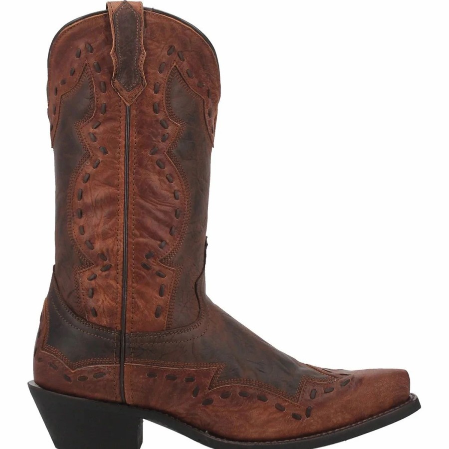 Cowboy * | Laredo' Men'S 12 Ronnie Western Fashion Snip Toe Rust