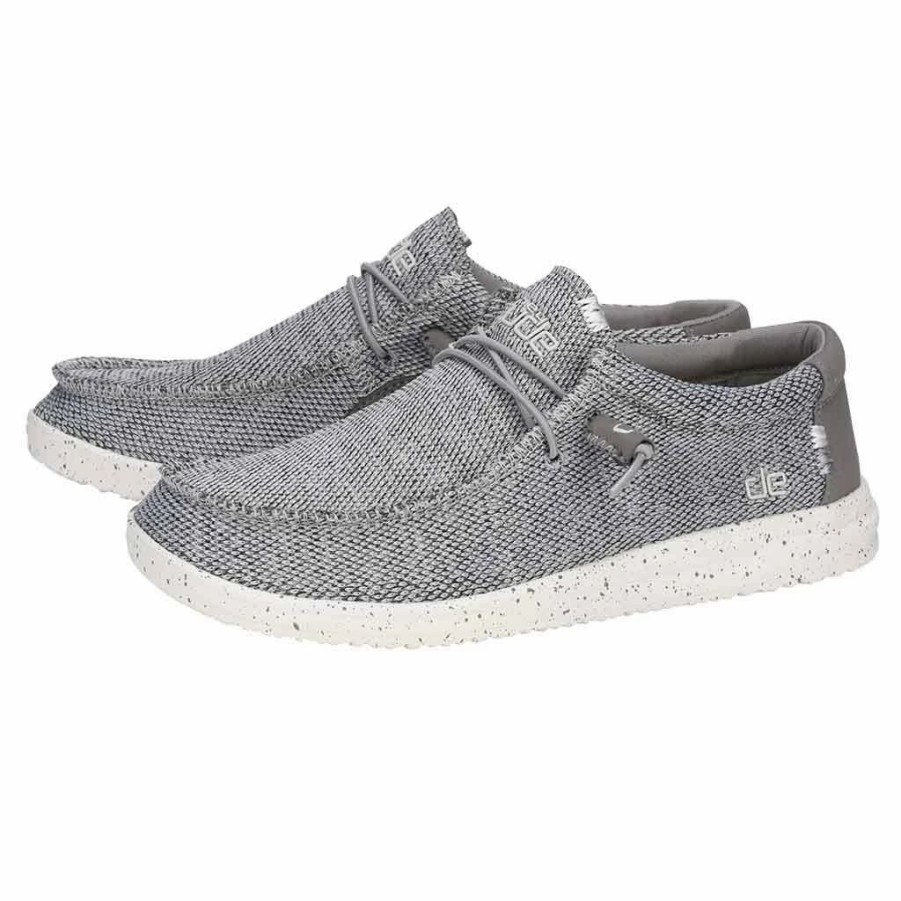 Casual & Dress * | Hey Dude' Men'S Wally Free Light Grey