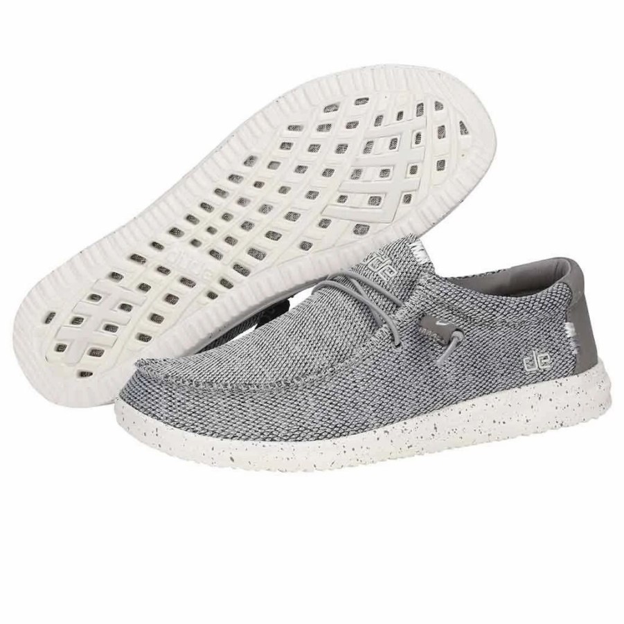 Casual & Dress * | Hey Dude' Men'S Wally Free Light Grey