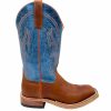 Cowboy * | Anderson Bean' Men'S 13 Briar Mad Dog Western Square Toe Brown / Blue