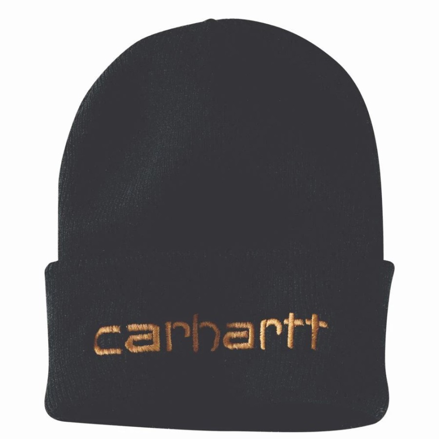 Accessories * | Carhartt' Men'S Insulated Cuffed Beanie Black